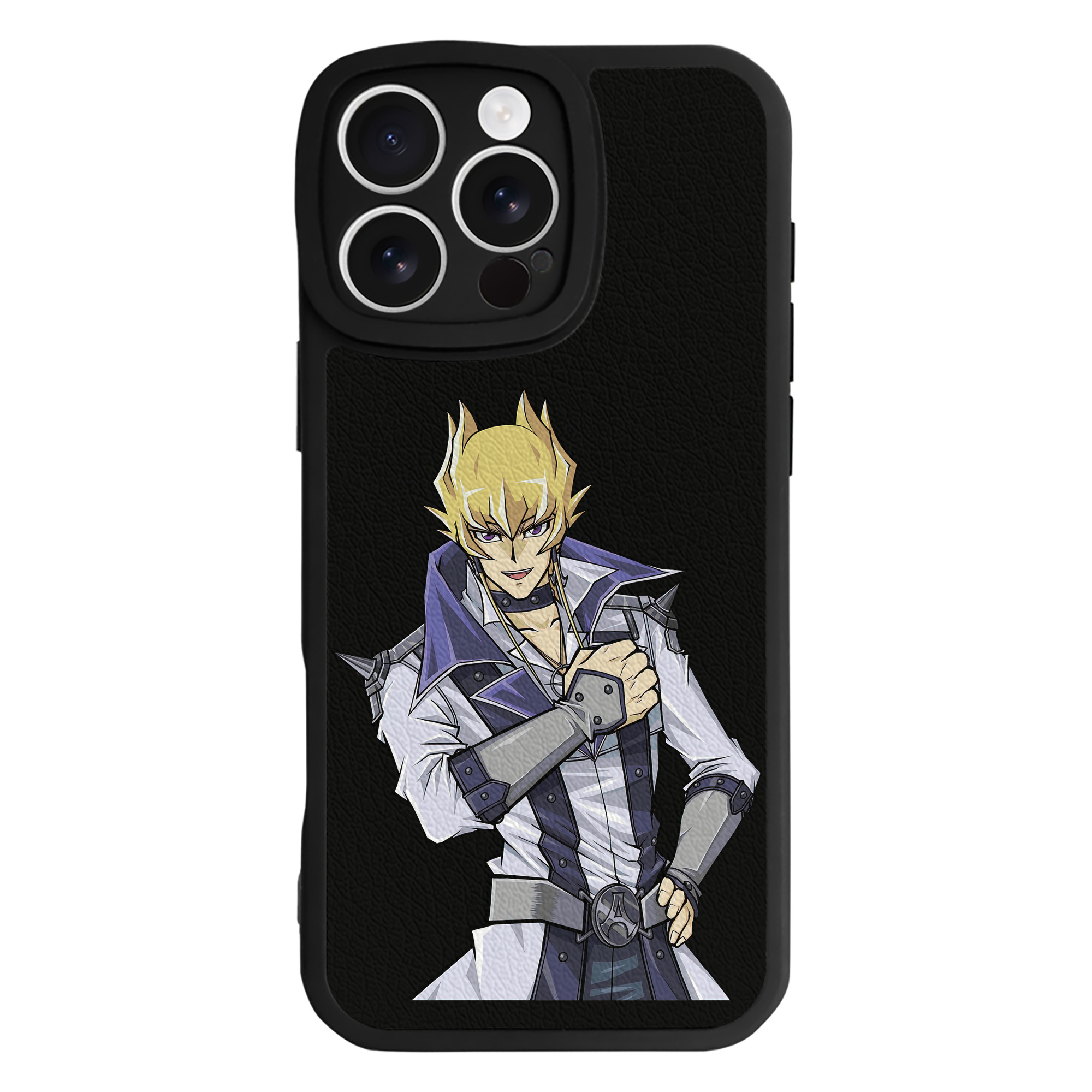 （画像用） 遊☆戯☆王 Yu-Gi-Oh! 【iPhone 16シリーズ対応】シリコンスマホケース（レザー調） 材質：シリコン